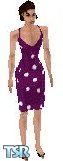 Sims 1 — Dotty Gal by EmmaBoBemma — You can go out anywhere in this gorgeous dotty dress.