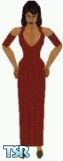 Sims 1 — Red Lady by Craziercooper2000 — This is a slinky red dress which is only available in this skin tone its very