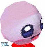 Sims 1 — Kirby by Pen Alias — The star of the Kirby's Dream Land video games. He looks a little out of place when