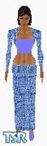 Sims 1 — Spiral Cold Knitted Suit by Michael Robinson — This Blue sack suit is the perfect work suit teamed with short