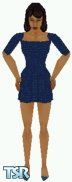 Sims 1 — Denim1 by Craziercooper — This miniskirt is just right in the summer with everyones favourite colour blue.