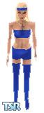 Sims 1 — Cross by Jane Henriksen — I think the cross around her neck really completes the outfit.