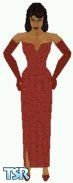 Sims 1 — Sophisticated by Craziercooper — This skin is in the medium skin tone the dress is a stunning piece of work