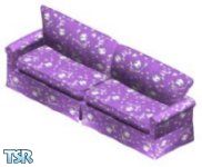 Sims 1 — Country Lavender Sofa by Rebecca Sandler — More rustic than romantic, this style offers traditionally sturdy