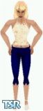 Sims 1 — Denim by Cheyrie — Halter top and denim