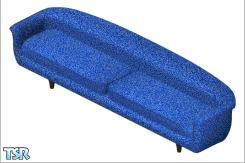 Sims 1 — Dolce Blue Sky Sofa by Rebecca Sandler — Unique. Rigorous. Contemporary design. Extraordinary comfort.