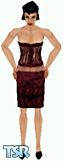 Sims 1 — Alberta by Lucy Garbouz — Almost original dress from Alberta Ferretti.
