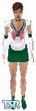 Sims 1 — Sailor Jupiter by FrankenWitha — Sailor Jupiter from "Sailor Moon". Modified face/body: tiara,