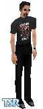 Sims 1 — Adios by Brian J. Audette — A KMFDM - Adios T-Shirt complete with "RIP" on the back...just like the
