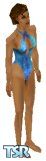 Sims 1 — Ocean Mist by Spanki — A stylish original one-piece design (Spanki's 'Style 4') in a cool Ocean Mist pattern.
