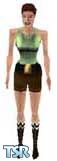 Sims 1 — Lara Croft by Dimon — Generation X: Jubilee Skin