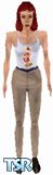 Sims 1 — Jen by Jenifer Bryan — This is a skin of me. I took it off of an old childhood picture. The outfit is what I'll