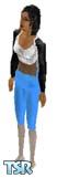 Sims 1 — Mimi2 by Erica J. Redden — Mimi from the musical Rent. She's dressed in her "Out Tonight" costume,