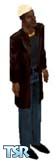 Sims 1 — Collins2 by Erica J. Redden — Collins from the musical Rent. He's dressed in his new leather coat, black pants,