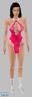 Sims 1 — Chine by Electra_PT — A Chinese mini-dress.