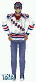 Sims 1 — New York Rangers by StefanK — Use with or without the headgear.