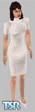 Sims 1 — Strass by eAzazel — It's a nice soft peach dress, whose color seems to be strass.