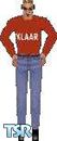 Sims 1 — Doemaar by Alucard — This is my newest skin. It's a red longsleeve with a Dutch band, called Doemaar, on it. 