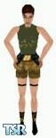 Sims 1 — TombRaiders Lara Croft by Jhemp — This is my first Skin for The Sims.