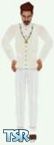Sims 1 — Vinnie by Eric Hammer — Vinnie is wearing a real 60's classic: the white Nehru jacket and ducks, with sandals